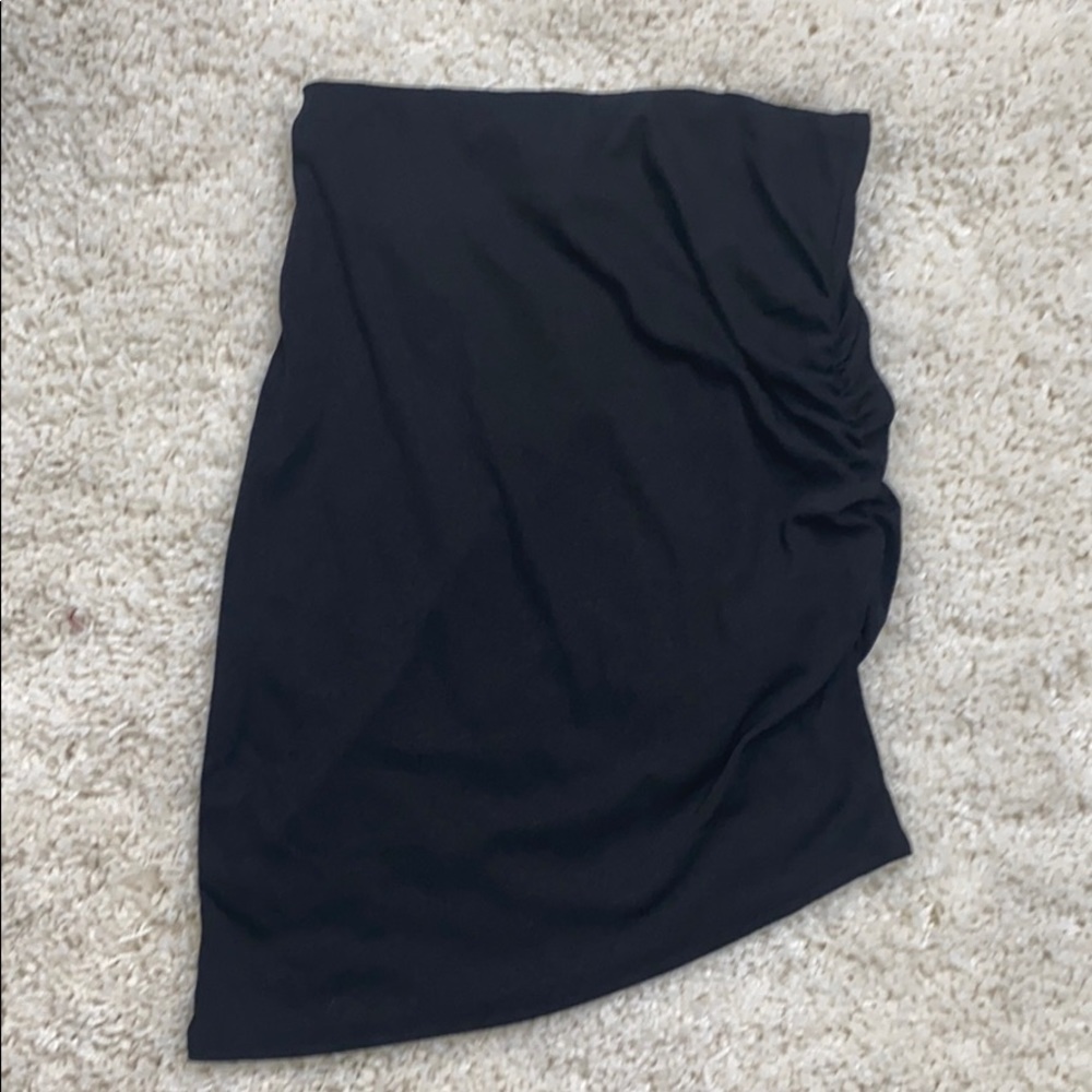New without tags asymmetrical black skirt